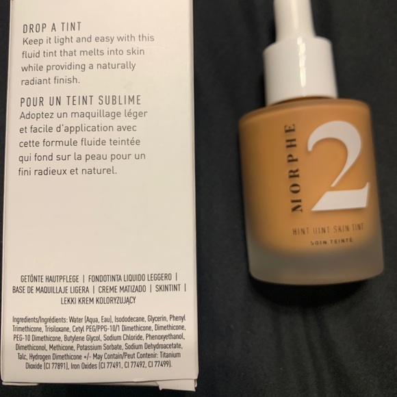 New in box Morphe 2 Hint Hint Skin Tint - Picture 2 of 2